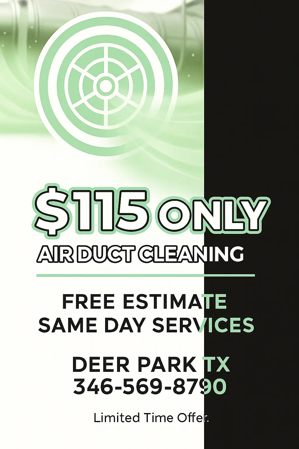 Air Duct Vent Cleaning Deer Park TX Coupon